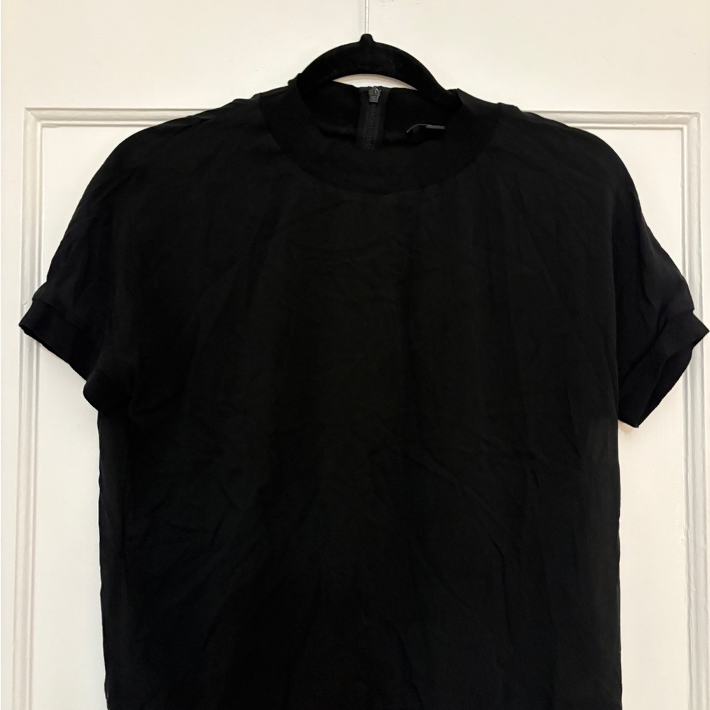 COS Sheer Black Blouse